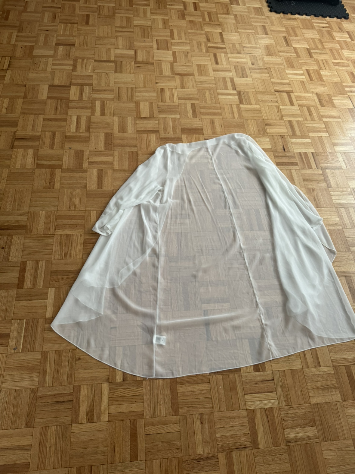 Sheer white coverup image indicator(2)