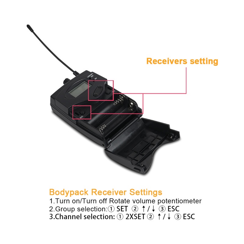 IEM system wireless in ear monitor system with 4 bodypacks - photo 3