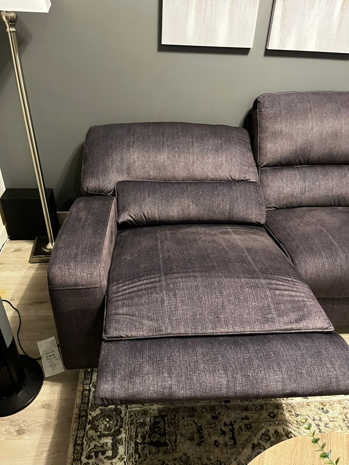Grey Powered Recliner in Great Condition - Sectional - photo 5