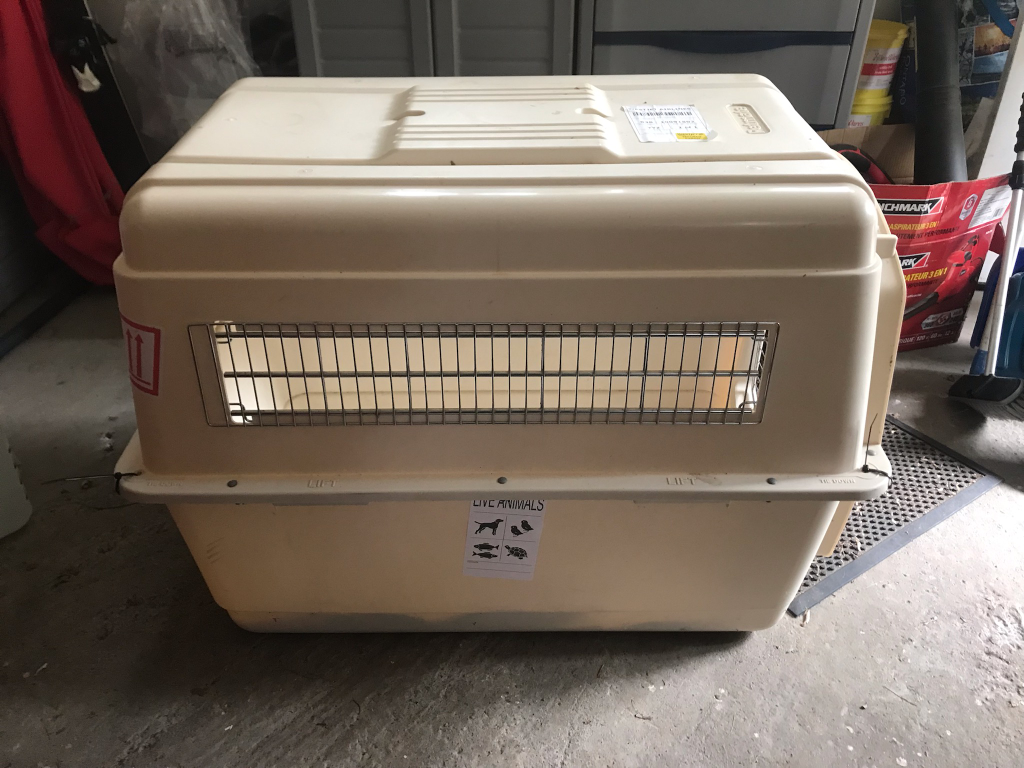 Extra Large Dog Crate, Airline approved (used once) thumbnail