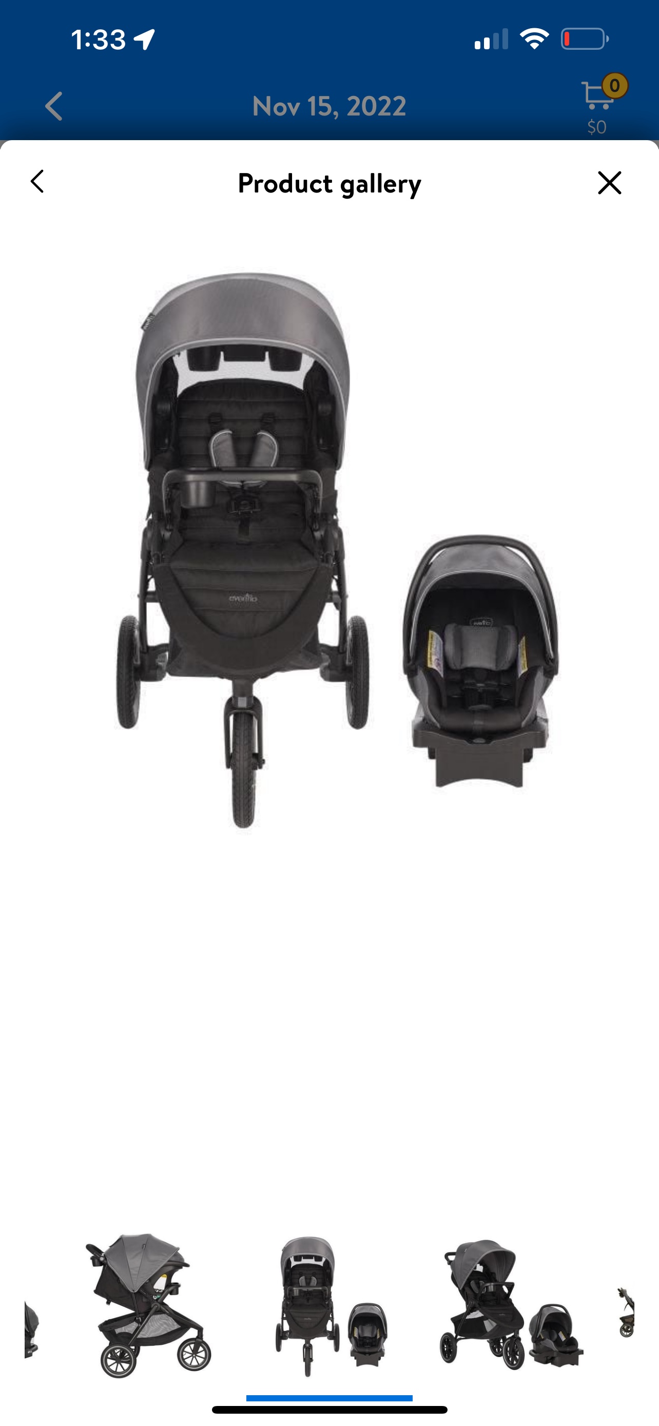 Evenflo Folio3 Travel system car seat with stroller - photo 2
