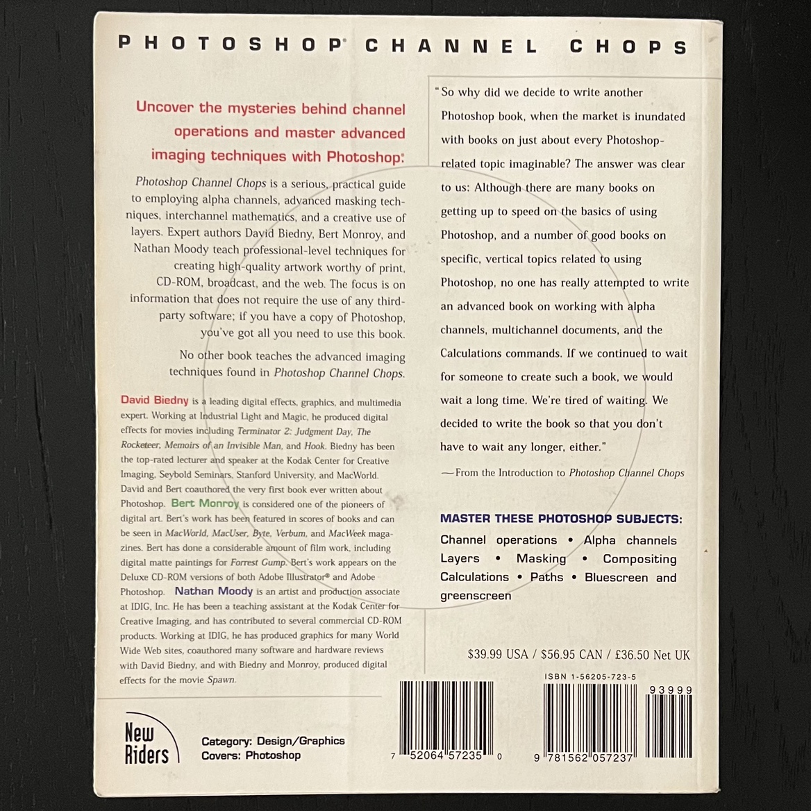 Photoshop Channel Chops Paperback #freecycle - photo 2