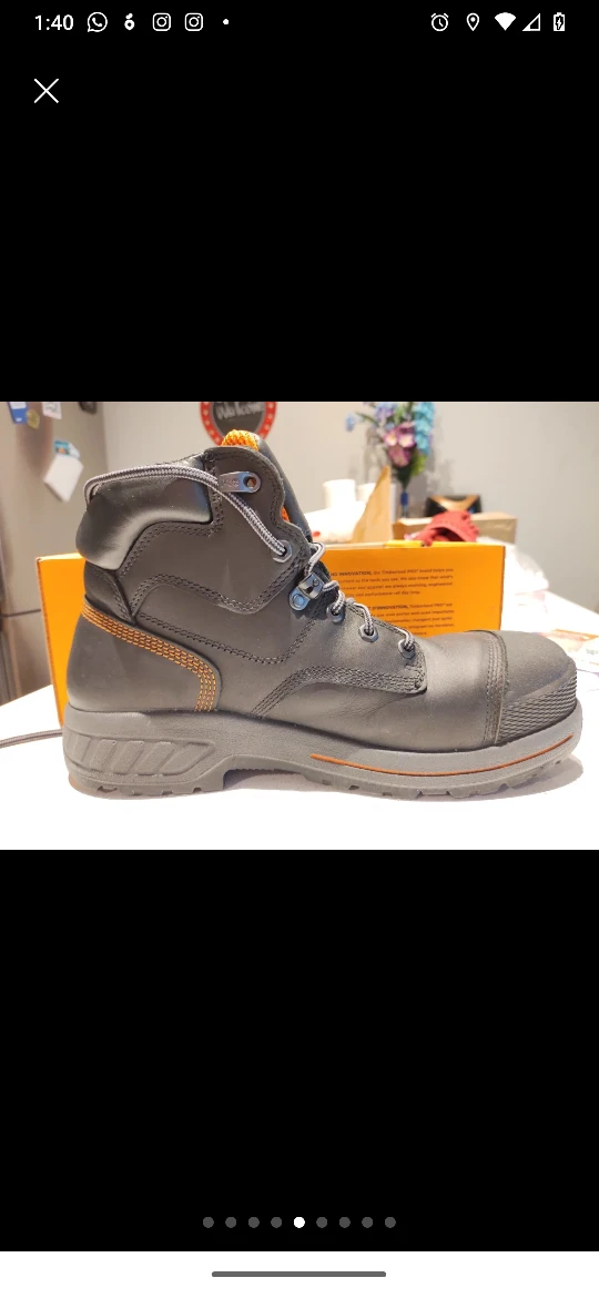 🆕🌺  Timberland Steel Toe Pro Work/ Construction Boots image indicator(5)