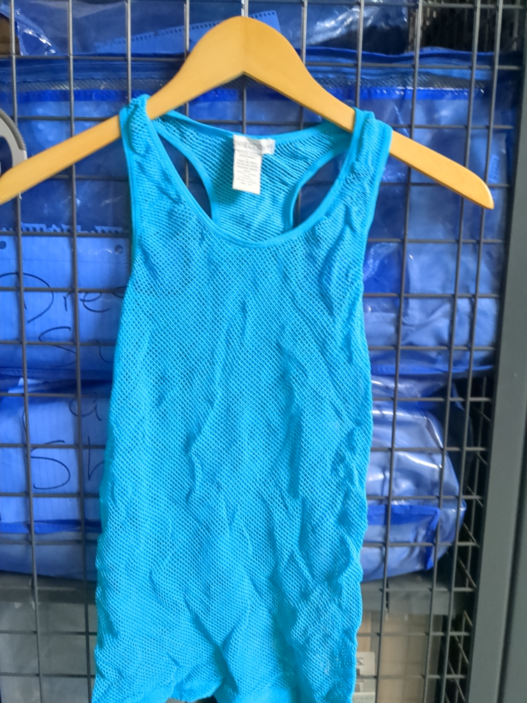 Connection mesh tank top