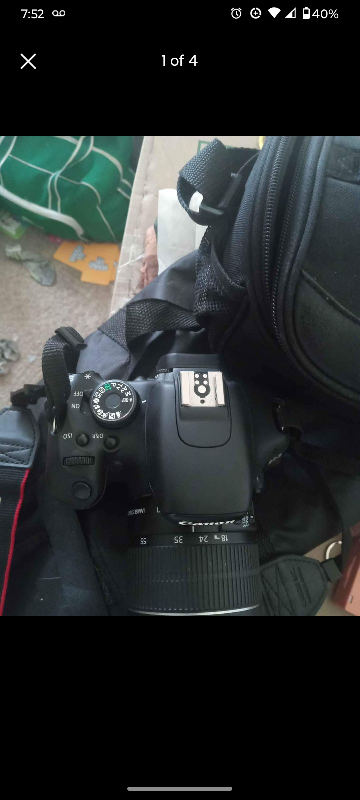 Canon DSLR camera, backdrop stand, and accessories - photo 4