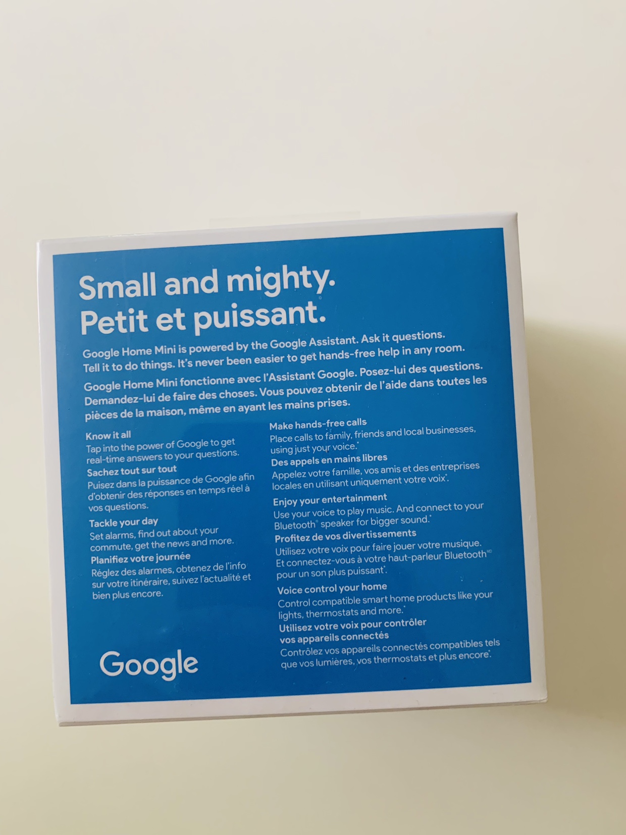 Unopened Google home mini image indicator(2)