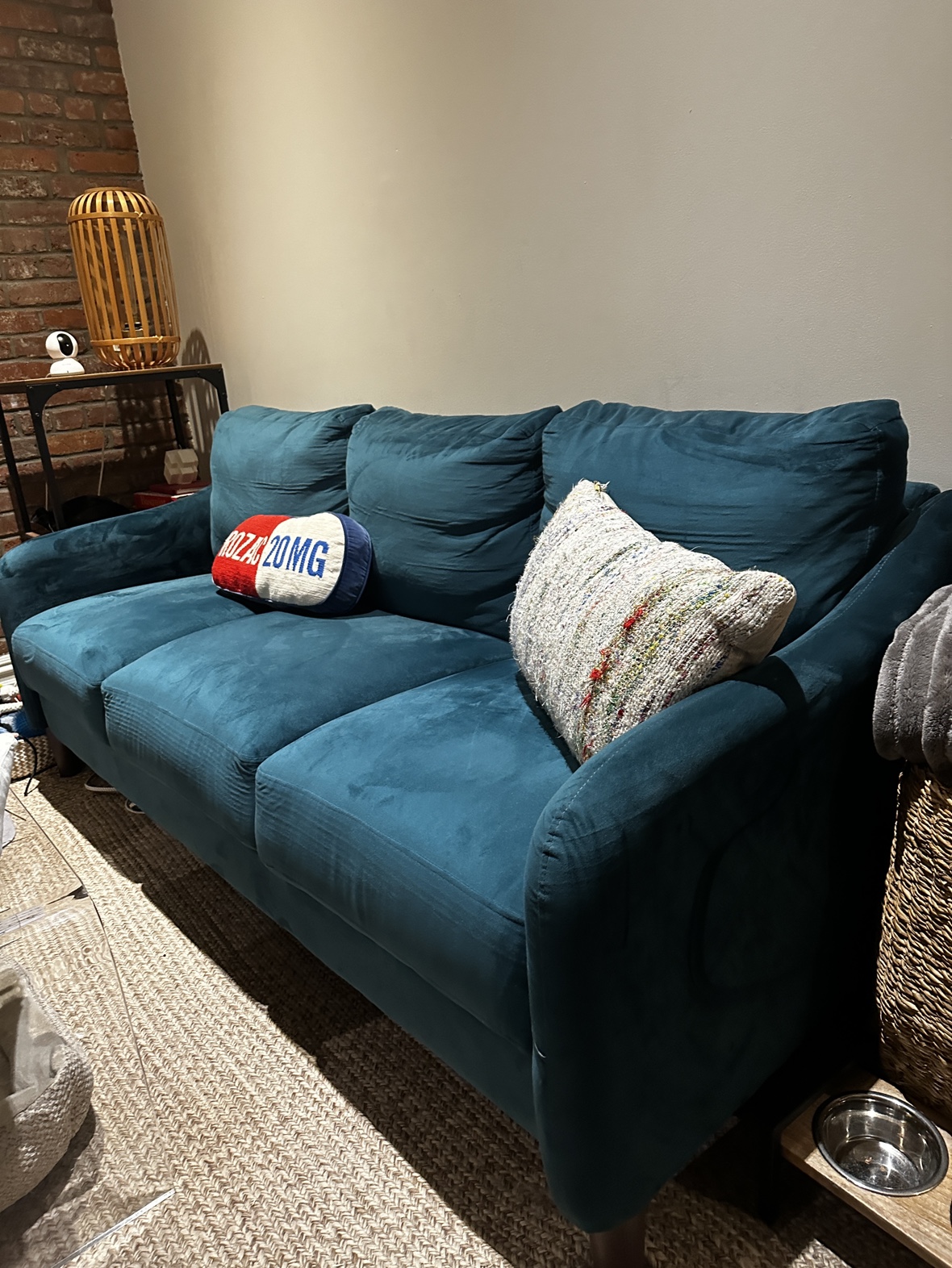 Three seater green Sofa - photo 3