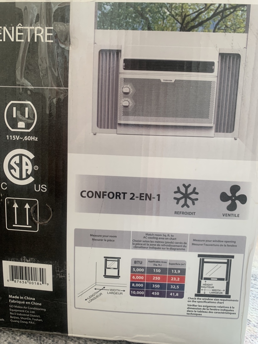 Toshiba 5,000 Btu 115-Volt Window Air Conditioner - photo 4