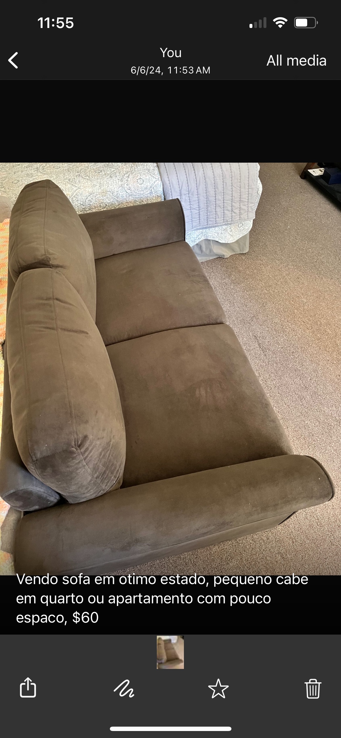 Green velvet couch