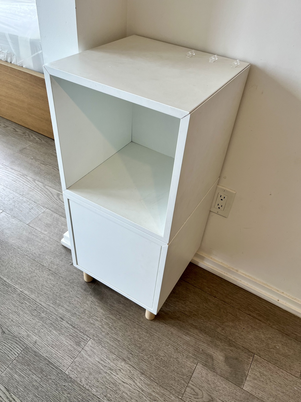 Side Table / Night Stand / Storage (IKEA - EKET Combination