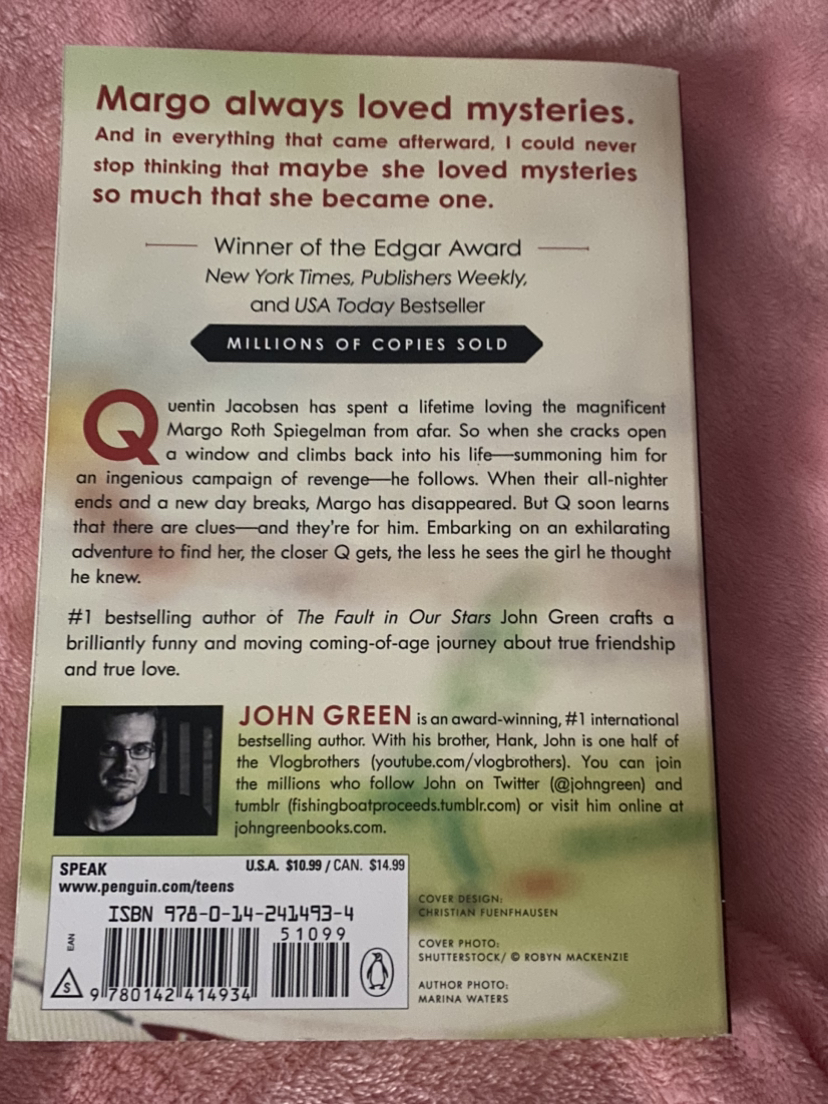 PAPER TOWNS JOHN GREEN BOOK image indicator(2)