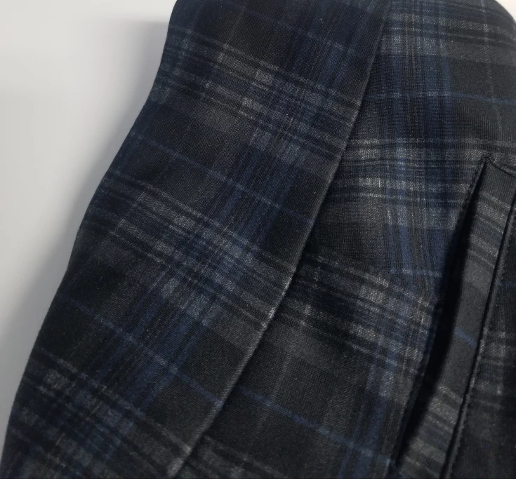 Plaid Black & Grey Pants - Slim Fit Size 3-4 image indicator(3)