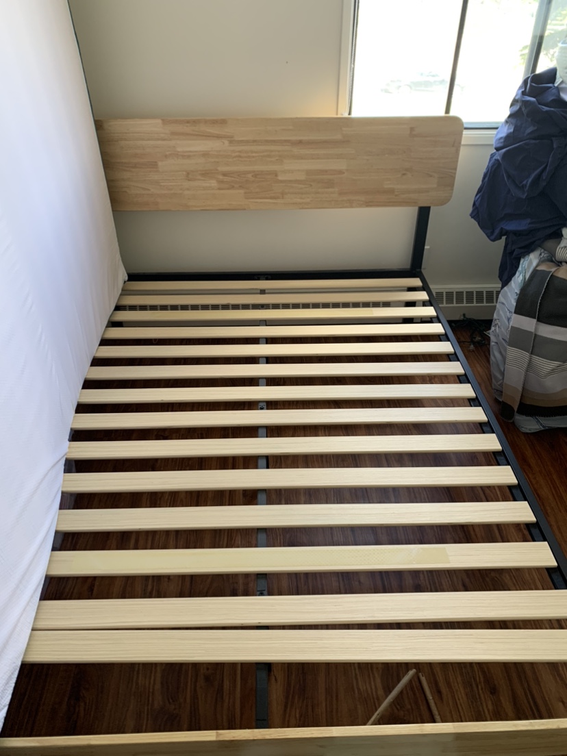 Memory foam mattress and bed. Great condition.