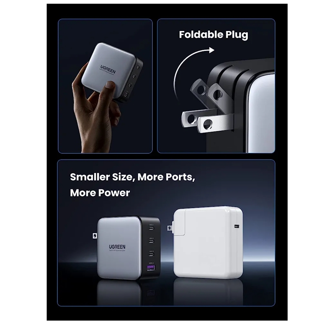 UGREEN Nexode 100W USB C 4 port charger. - photo 4