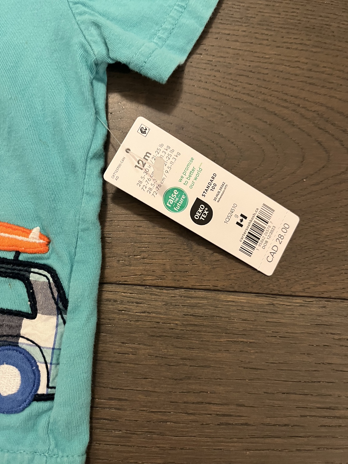 Carters boys tops 6-12 mos NWT ret $235 image indicator(2)