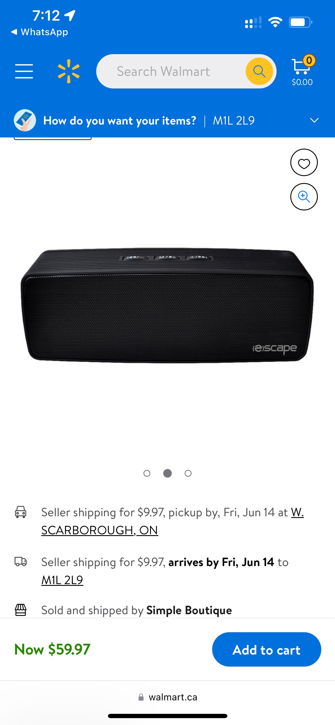 Escape Platinum Bluetooth Stereo Speaker SPBT924 - photo 4