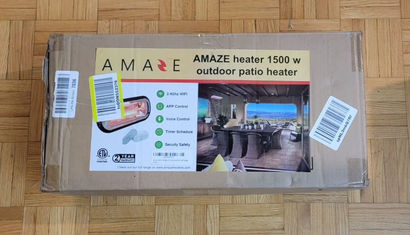 Amaze Heaters - Smart Outdoor/Indoor Patio Heater 1500W image indicator(10)
