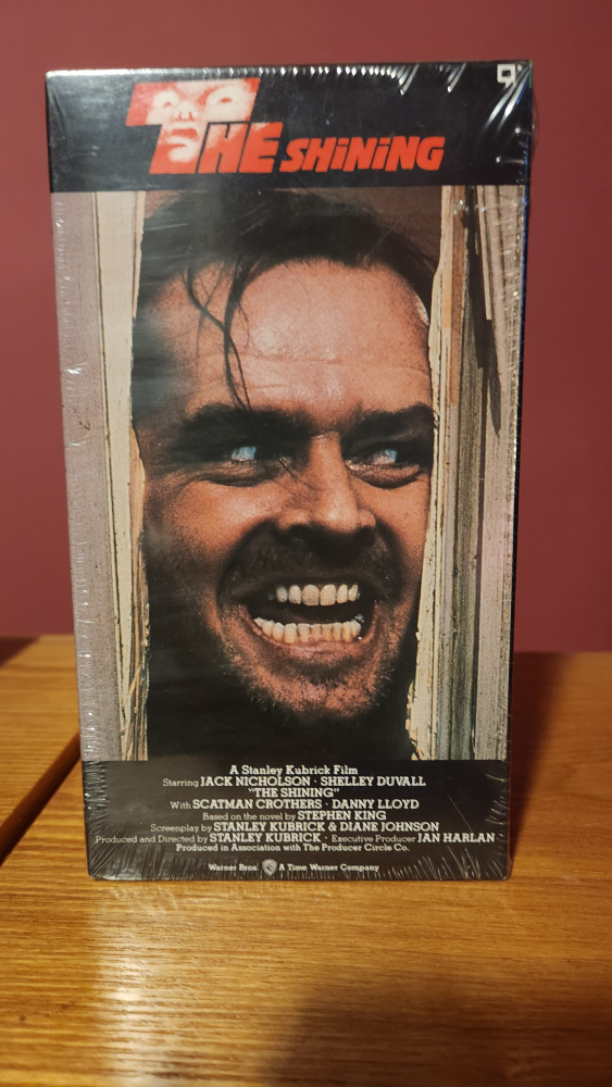 The Shining VHS New, Sealed