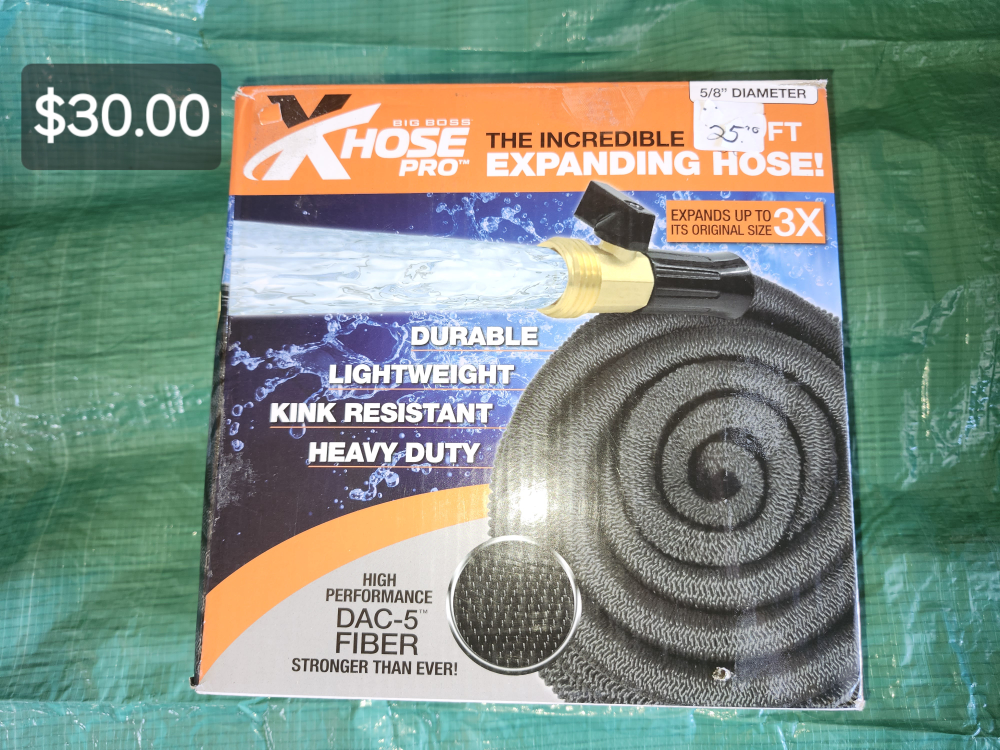 25' expanding garden hose