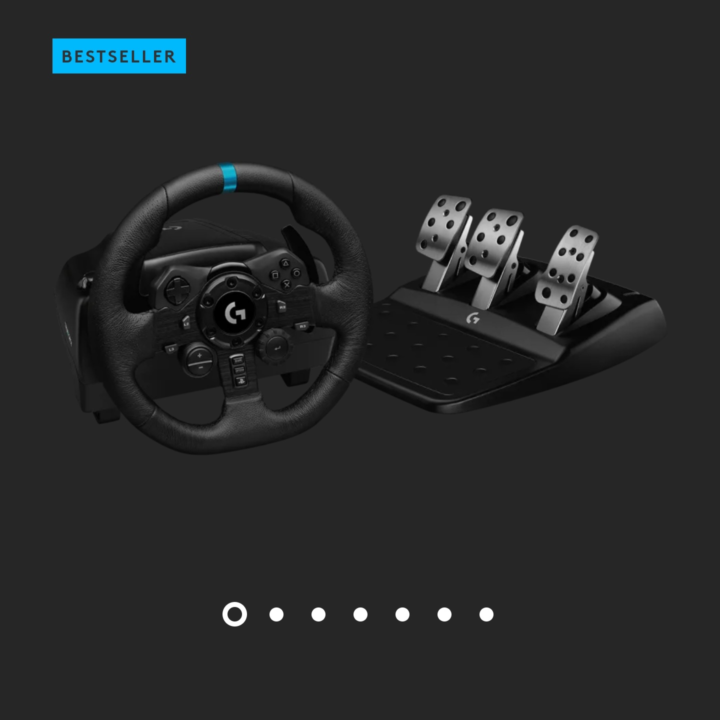 Logitech G923 Racing Wheel with free Gear Shifter