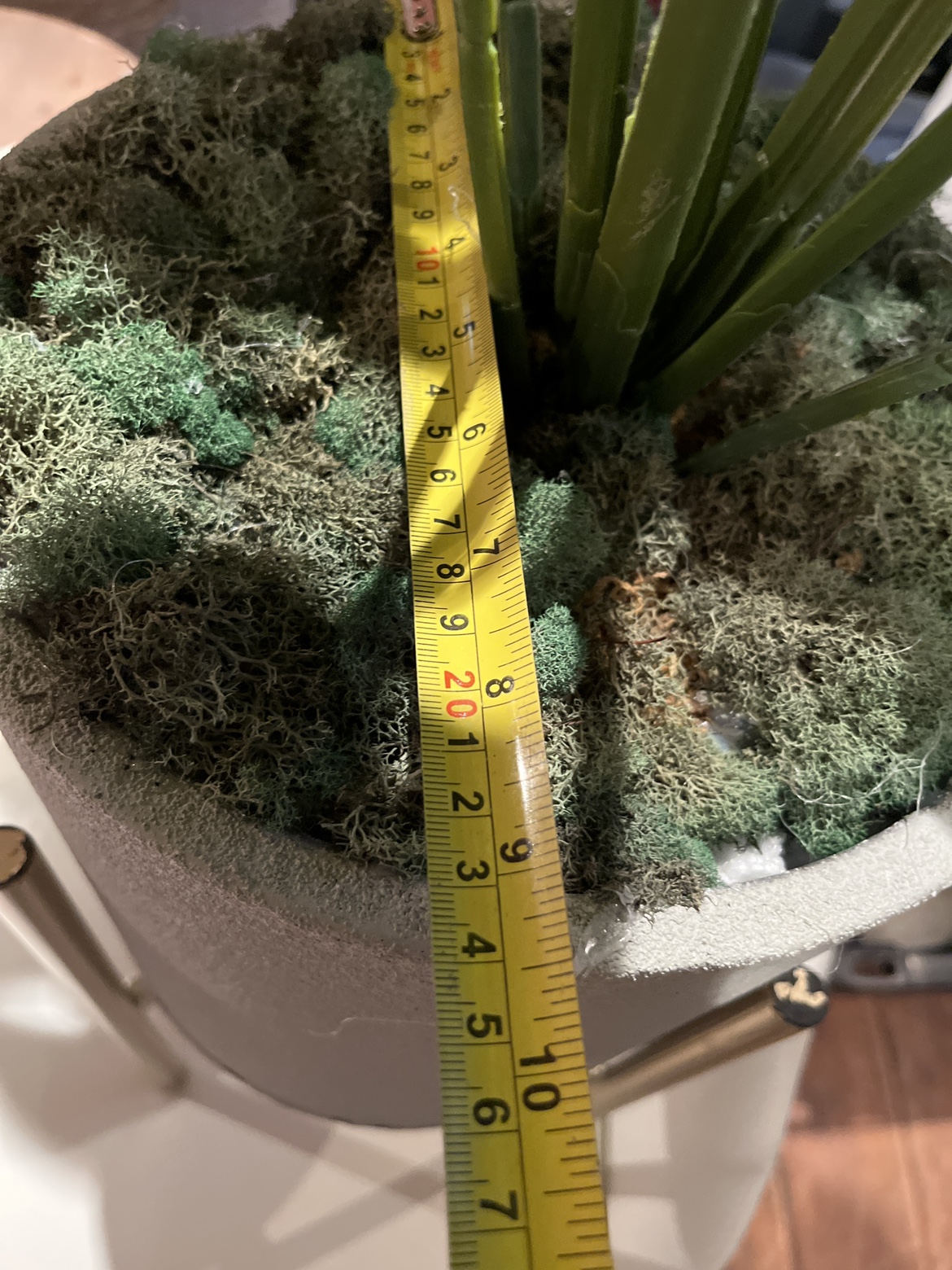 Faux plant with stand - photo 5