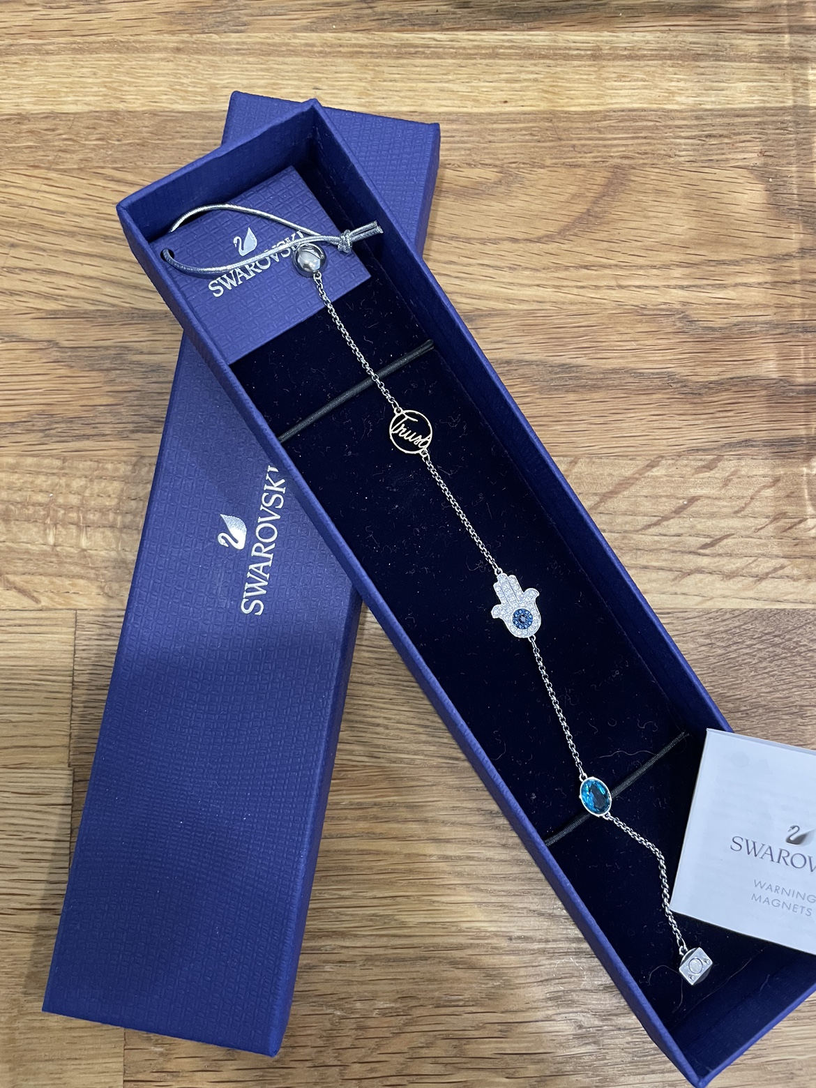 swarovski bracelet-Evil eye