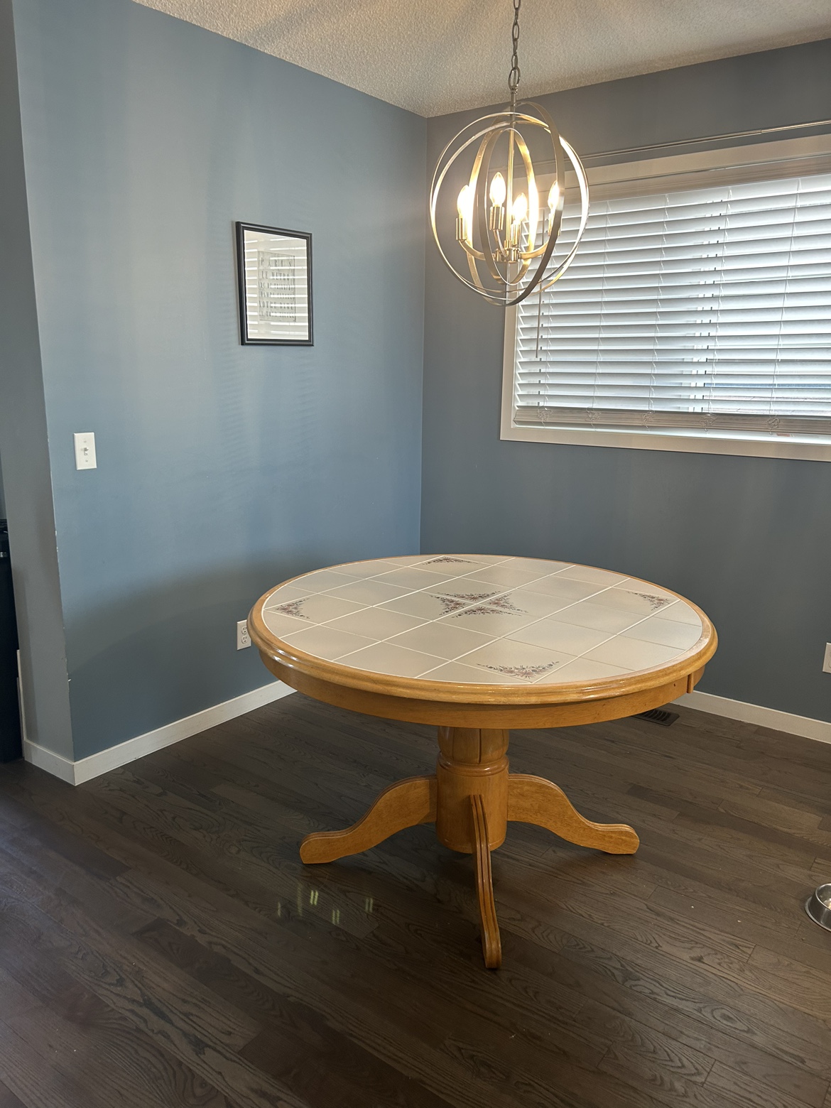 Solid Oak Dining Table with 4 Chairs - photo 3
