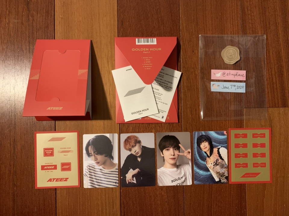 ATEEZ “Golden Hour Part.1” POCA album (SH, HJ, and YH) thumbnail