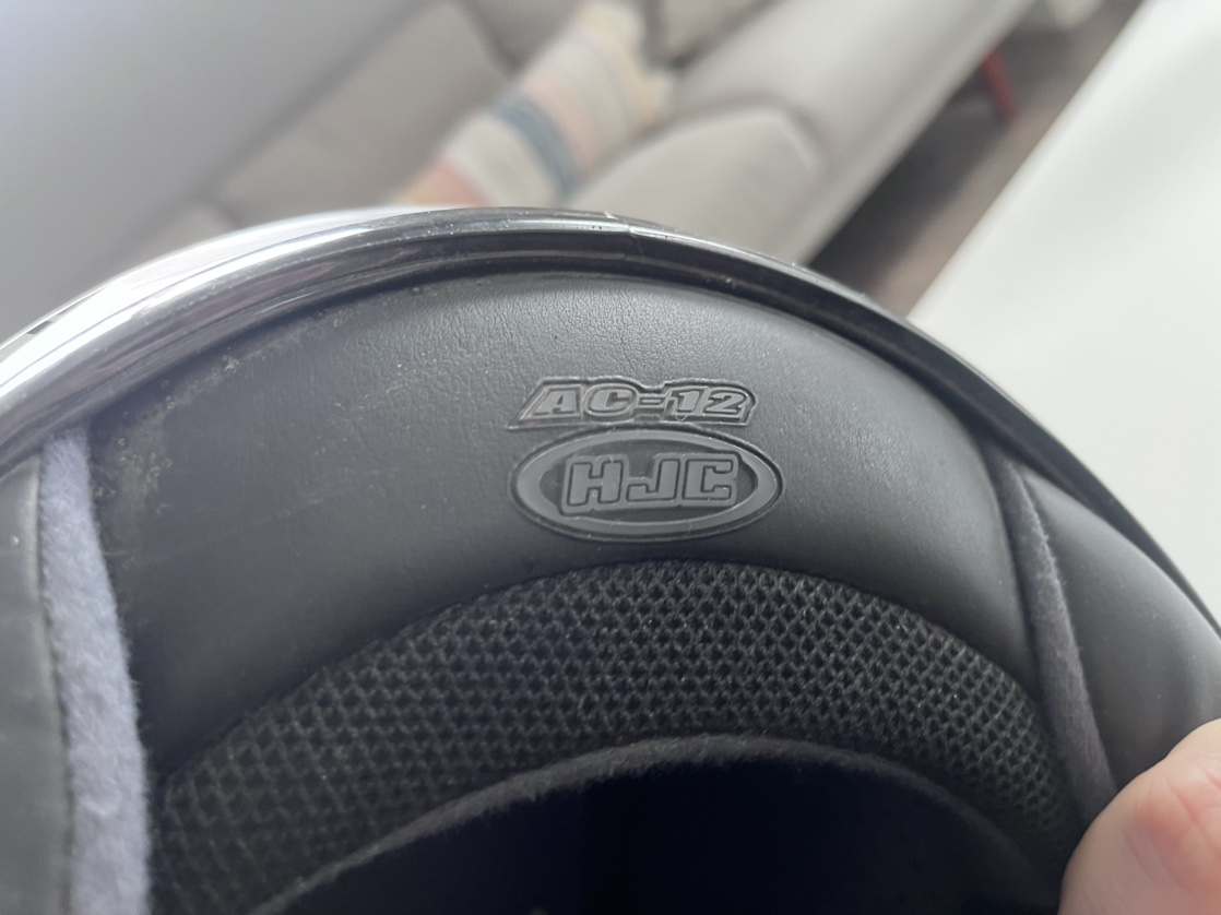 HJC AC-12 motorcycle helmet size small - photo 4