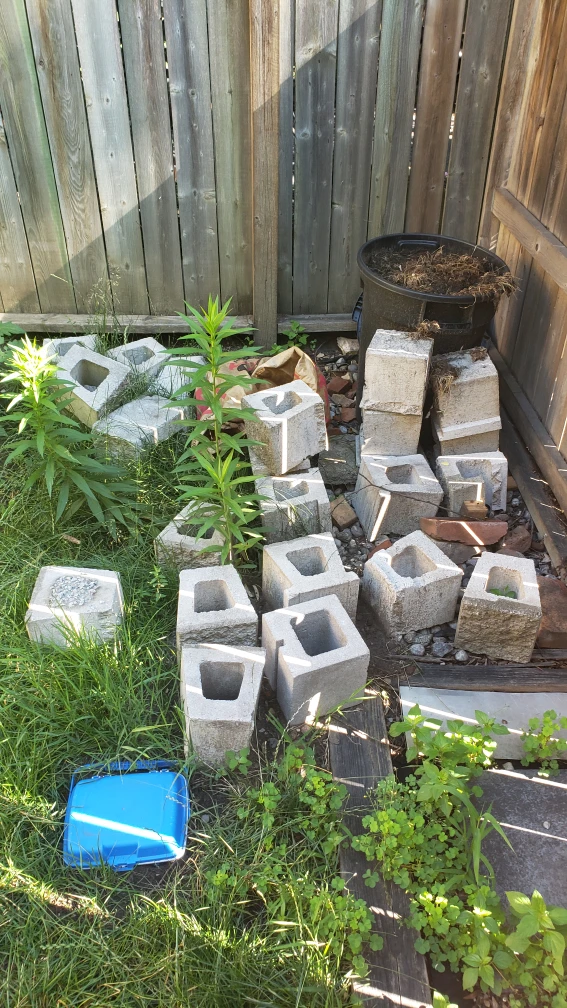 Concrete cinder blocks - free to good home thumbnail