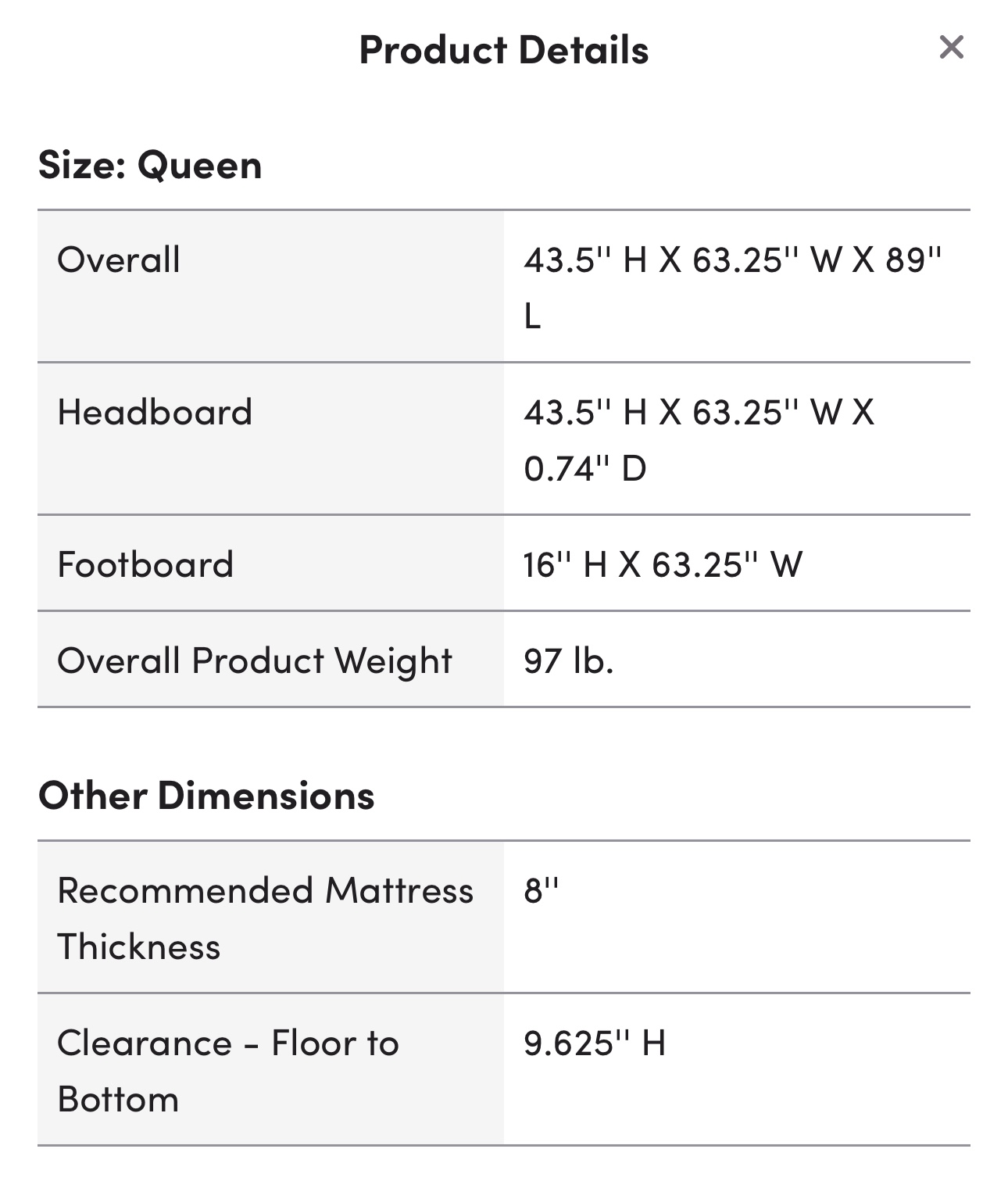 Mid-Century Modern Queen Platform Bed - photo 4
