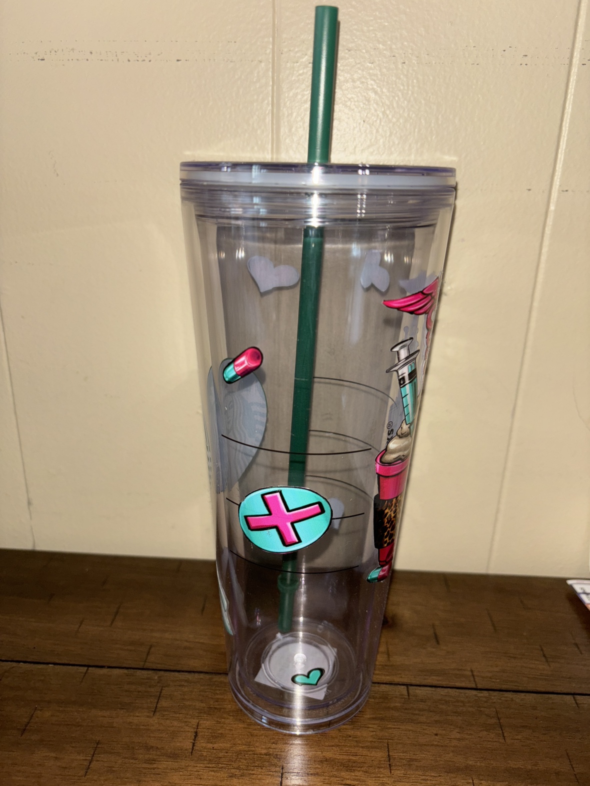 Starbucks Venti cup with doctor:nurse decals - photo 3
