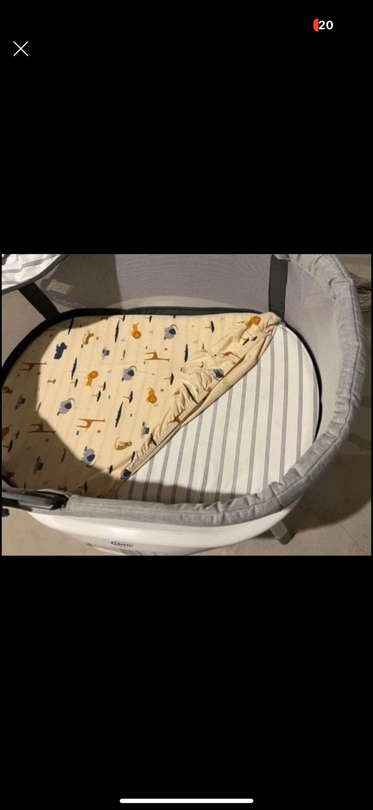 Graco Sense2Snooze Bassinet with Cry Detection Technology