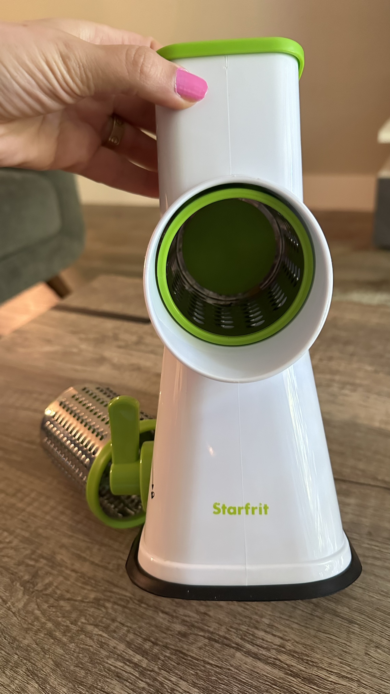 Starfrit Stainless Steel Drum Grater- Like New - photo 3