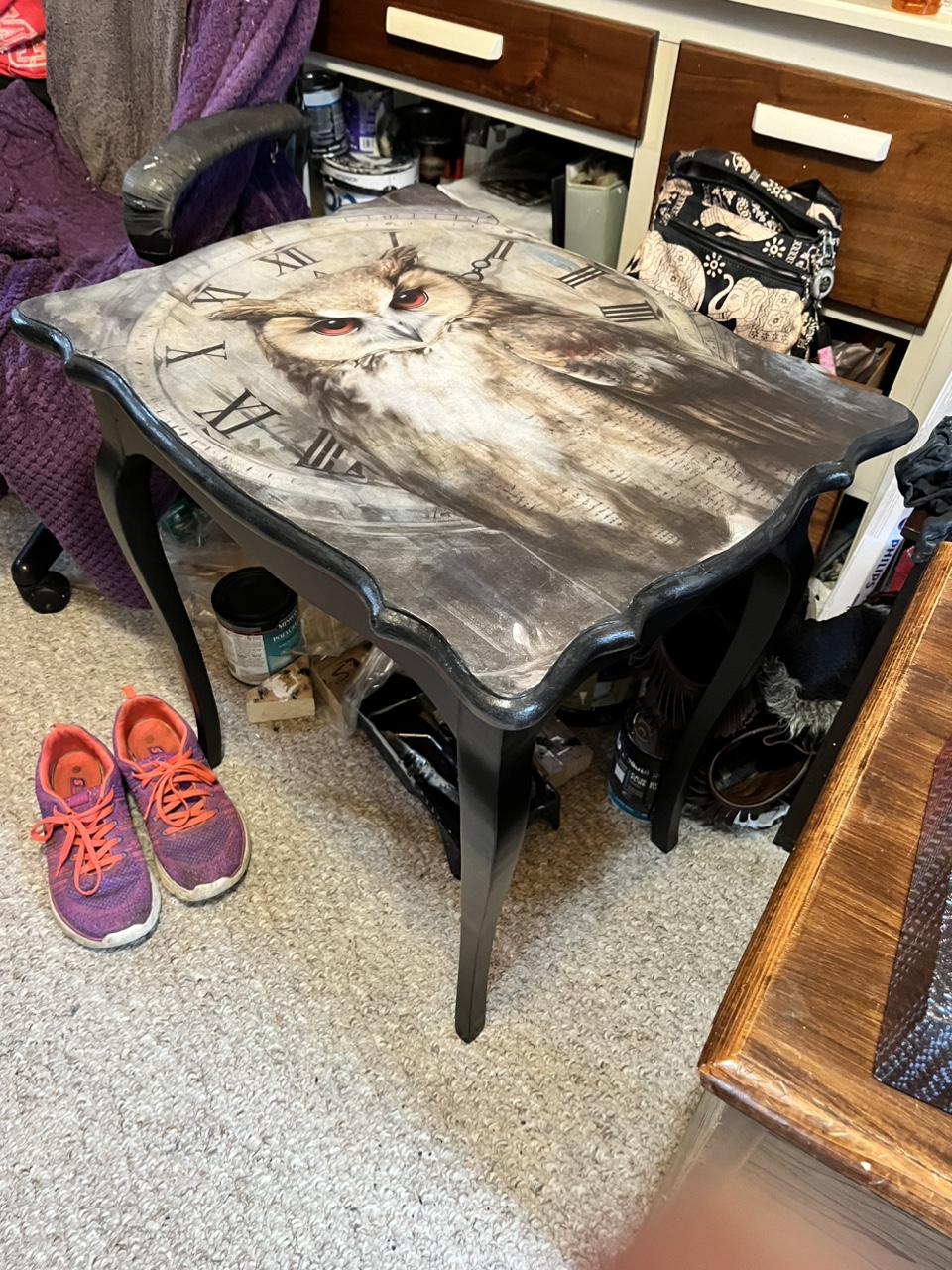 Small wooden table - photo 2