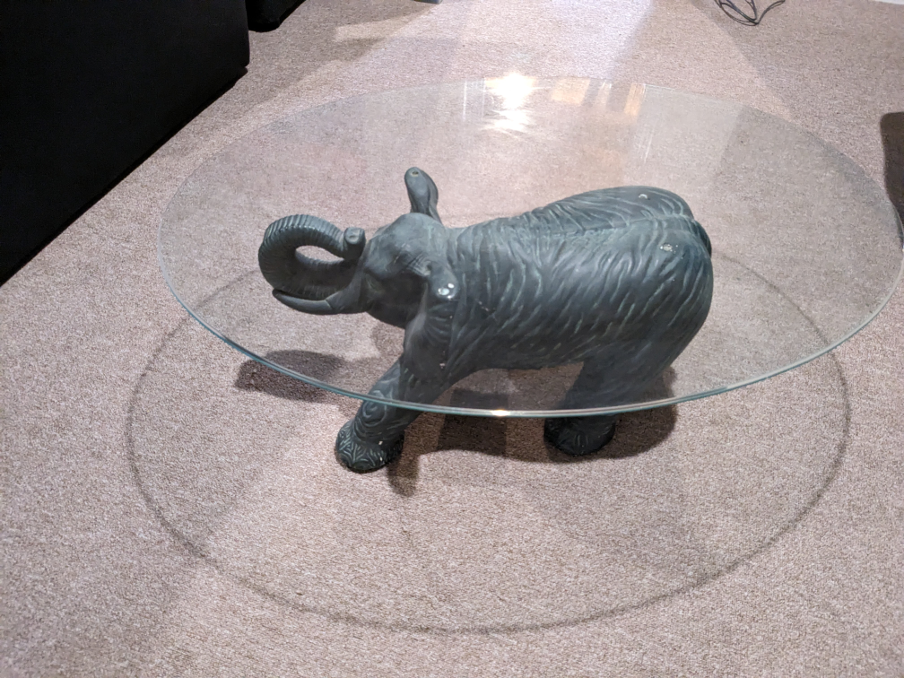 Elephant sculpture table image indicator(4)