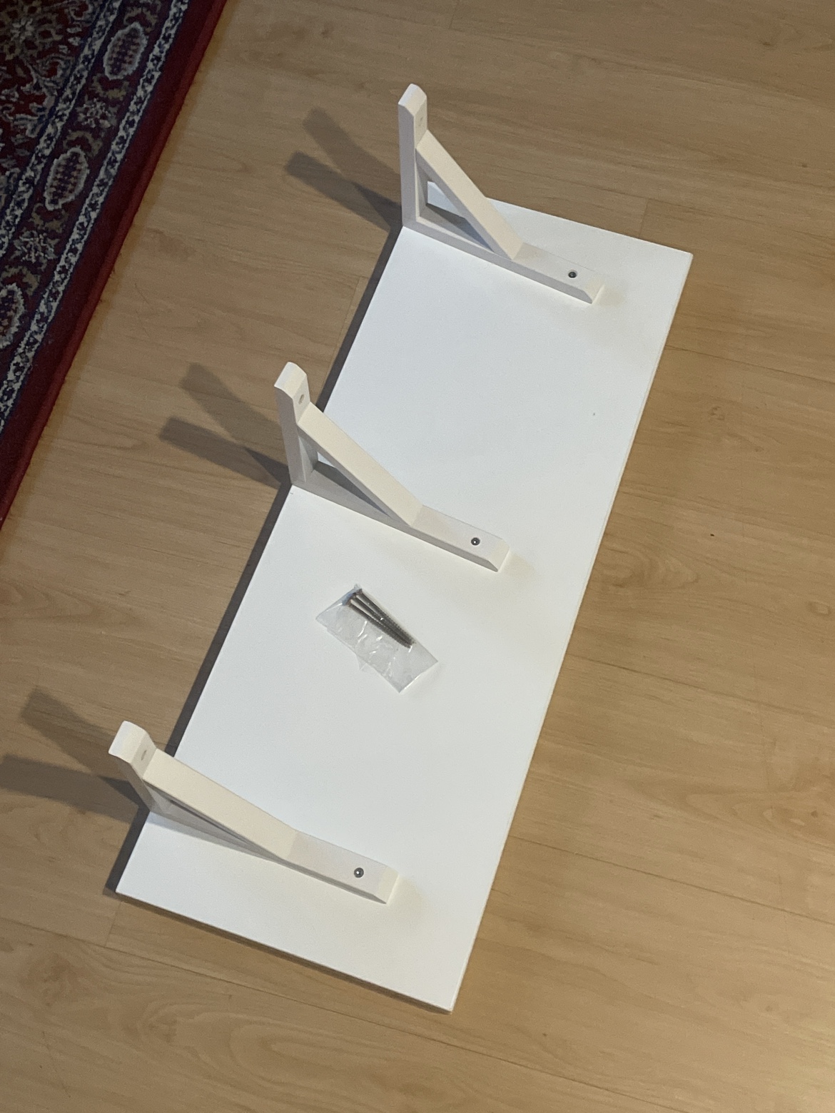 White Shelf and Brackets - photo 2