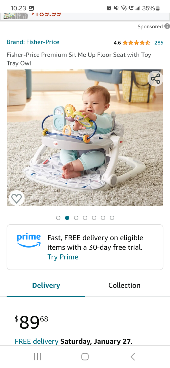 baby sitting chair