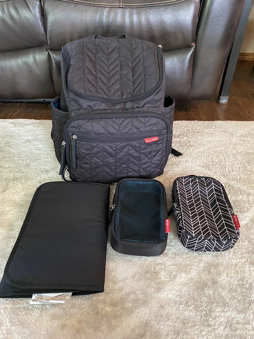 Skip Hop Diaper Backpack with Accessories