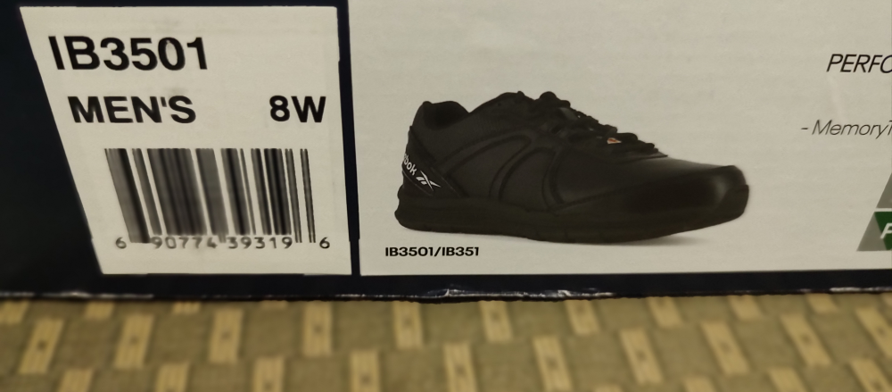 Reebok SAFETY SHOES SIZE 8 BLACK - photo 2