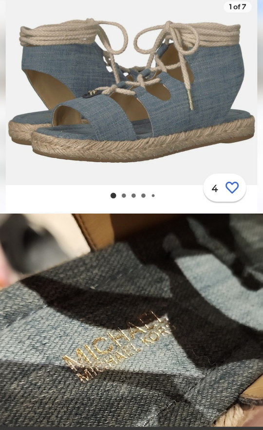 New Michael Kors Sandal Size 9 thumbnail