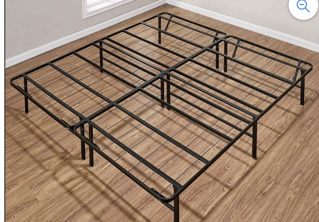 Move out sale: 14" High Profile Foldable Steel Bed Frame- King - photo 2
