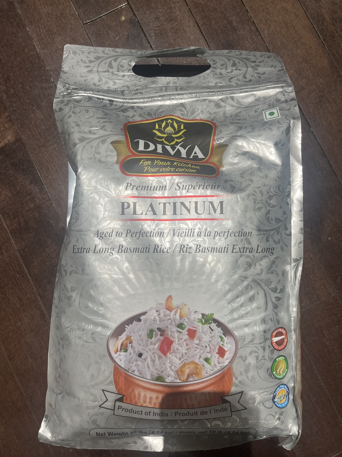 10lb platinum extra long basmati rice thumbnail