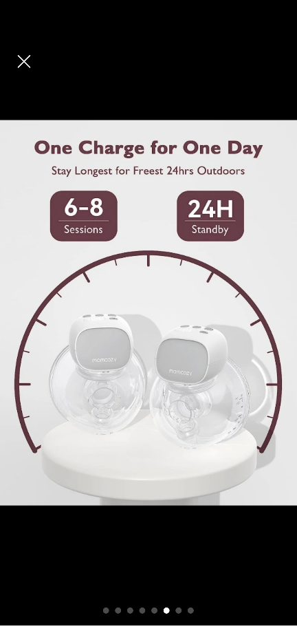 MOMCOZY S9 Pro Wearable Breast Pumps image indicator(2)
