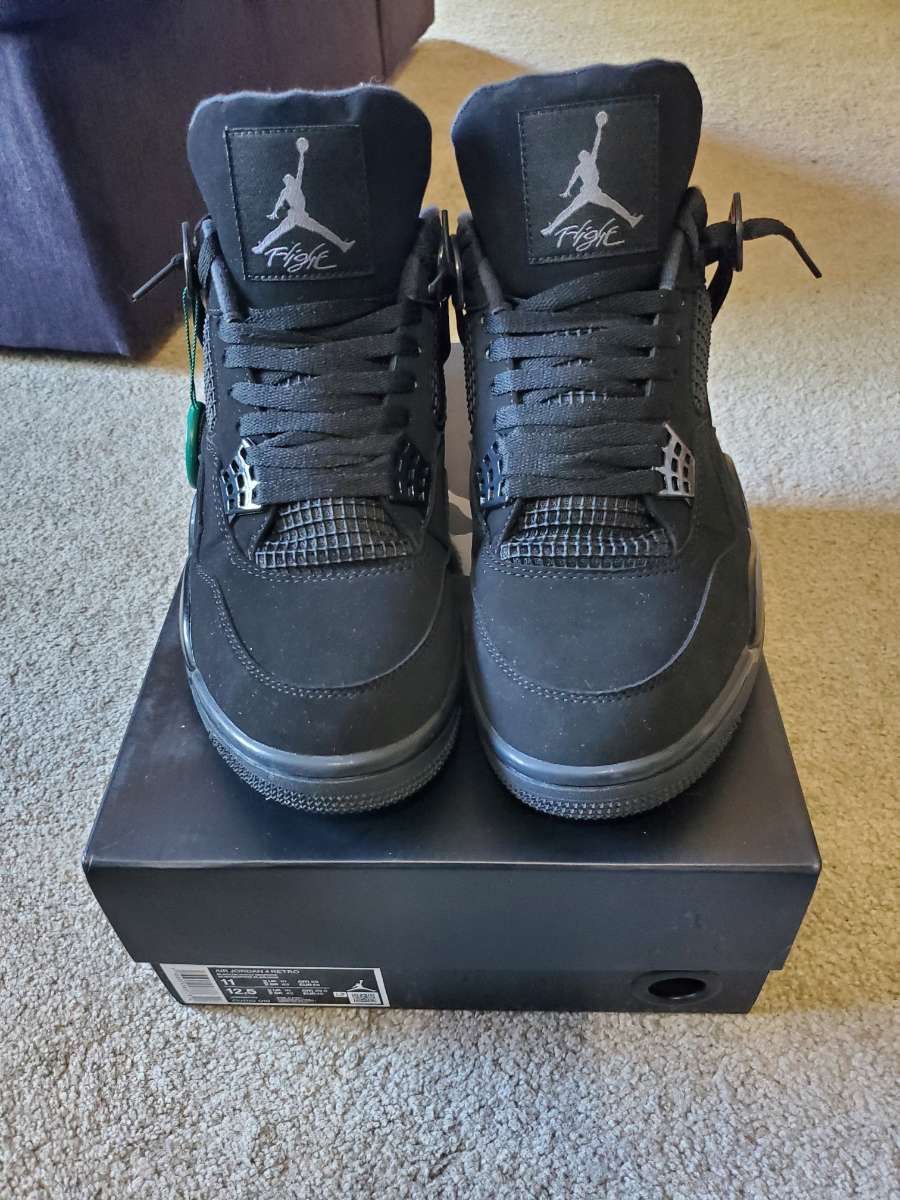 REPS air Jordan 4 retro black cats size 11 - photo 2