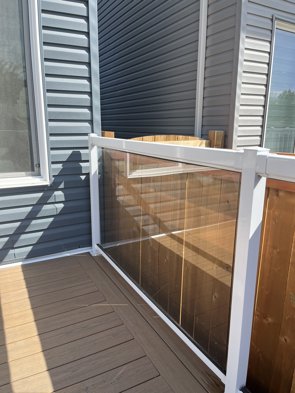 12 ft glass railing - photo 2
