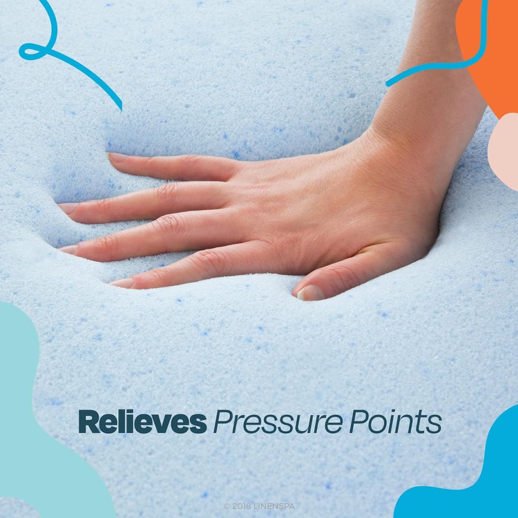 Linenspa 3 Inch Memory Foam Mattress Topper - photo 4