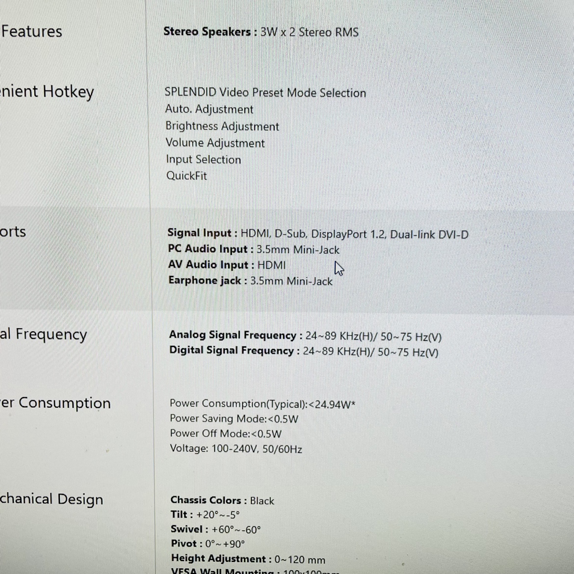 Asus 27 inch monitor - photo 3