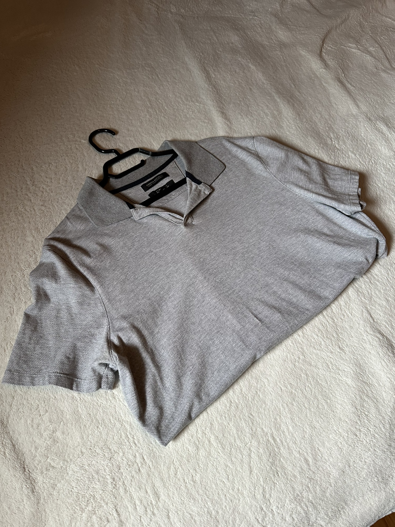Men’s banana republic grey polo shirt
