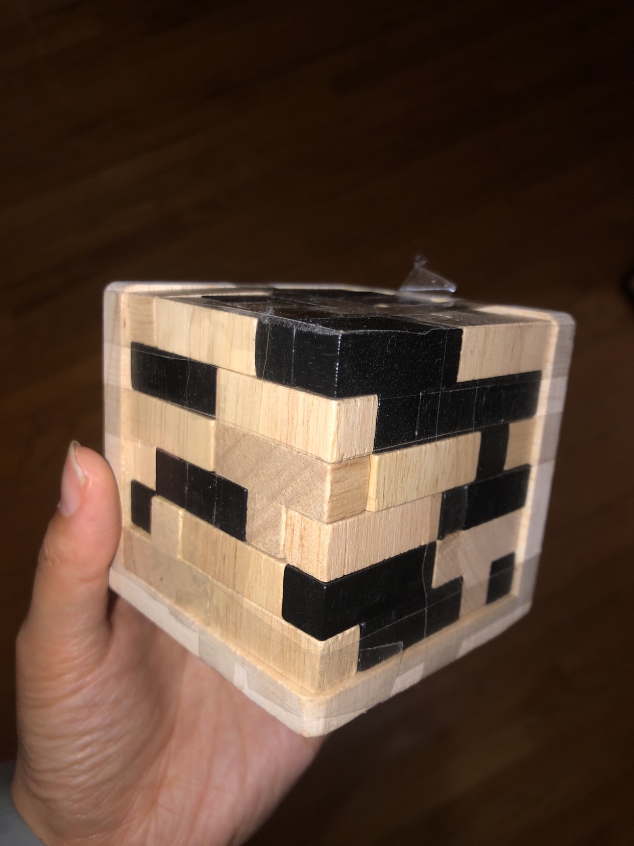 3D wooden block puzzle image indicator(4)